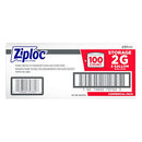 SC Johnson Professional Ziploc Storage Bags - 2 Gallon, 100 Count - Brand New