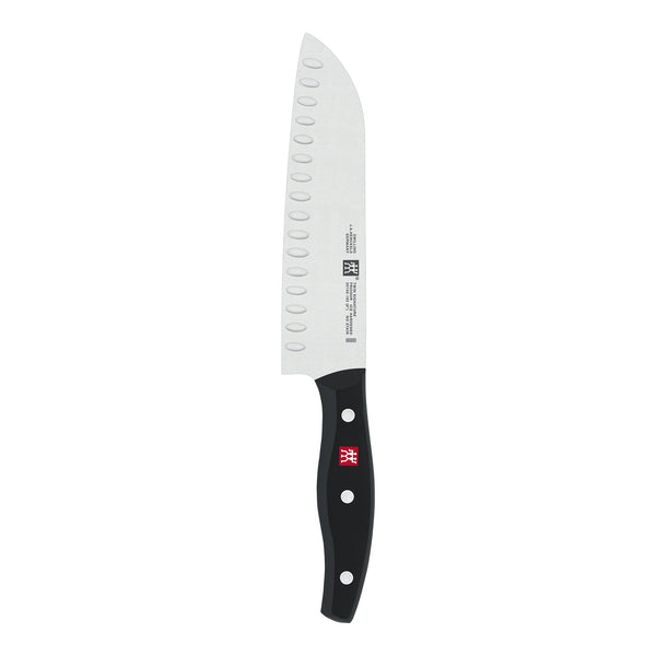 ZWILLING TWIN SIGNATURE 7-INCH HOLLOW EDGE SANTOKU KNIFE 30749-183 - STAINLESS - Like New