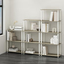 FURINNO 5-TIER BOOK CORNER TOOLLESS OPEN SHELVES ORGANIZATION 17091OK/WH - OAK - Like New