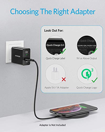ANKER 10W MAX 313 WIRELESS CHARGER (PAD) QI-CERTIFIED WIRELESS CHARGING - Like New