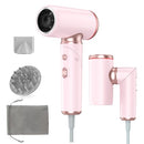 WEEYUM DUAL VOLTAGE HAIR DRYER TRAVEL EUROPE FOLDABLE, HIGH Speed, 1300W - PINK - Like New