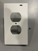 GENERIC LIGHT SENSOR WALL OUTLET COVER SOCKET PLATE DURABLE LED  5PK ROUND WHITE - Like New