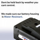 AlphaWorks Lithium-Ion Rechargeable Battery (Battery ONLY) GUO051 - BLACK - Like New