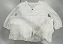 TALBOTS FLORAL DRESS - SIZE: WOMEN 14W - WHITE - Brand New