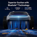 BUBLUE BUBOT 700 C10 POOL CLEANER ROBOT, ROBOTIC CORDLESS POOL VACUUM - SILVER - Like New