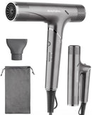 BEAUTURAL 1600W HIGH-SPEED FOLDABLE DUAL VOLTAGE TRAVEL HAIR DRYER GRAY - Like New