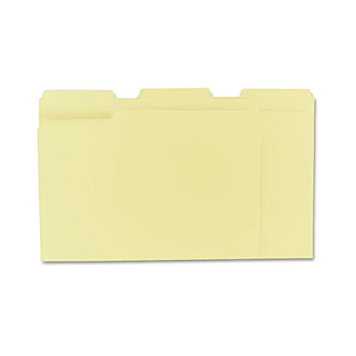 UNIVERSAL 12113 FILE FOLDERS 1/3 CUT ASSORTED ONE-PLY TOP TAB LETTER MANILA - Brand New