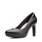 CLARKS WOMEN'S AMBYR JOY PUMP - SIZE: WOMEN 7.5 - BLACK LEATHER - Like New