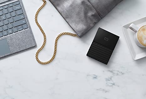 WD WDBYNN0010BBK-WESN 1TB Passport External Hard Drive USB 3.0 - BLACK - Like New