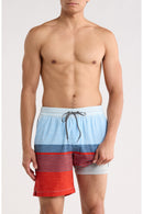 HURLEY OMBRÉ VOLLEY SWIM SHORTS - SIZE: MEN L - SKYLINE - Brand New