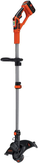 BLACK+DECKER 40V MAX Brushless String Trimmer 2Ah Battery LCC140AM - Orange - Like New