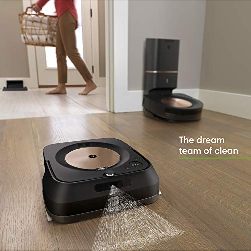 IROBOT ROBOT ROOMBA S9+ 9550 VACUUM BRAAVA JET M6 6112 MOP BUNDLE - BLACK - Like New