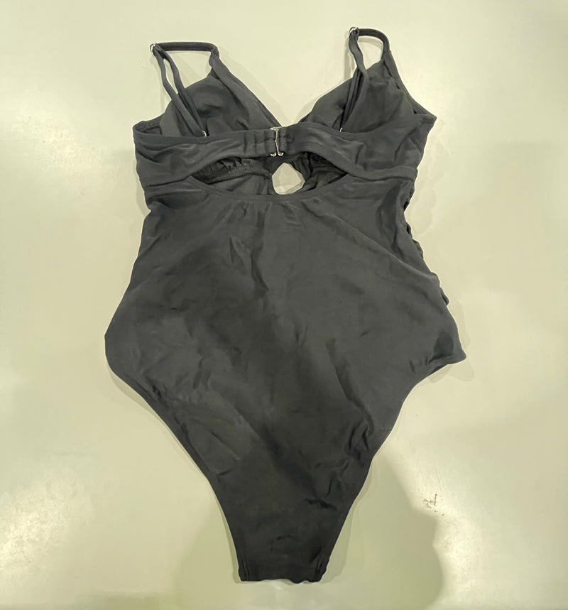 CUPSHE ONE PIECE SWIM SUIT - SIZE: WOMEN M - BLACK - Like New
