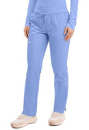 Cherokee Scrubs for Women Mid Rise Tapered Leg Drawstring Pant WW105P-CIEL-XL/P - Like New