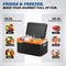 JOYTUTUS PORTABLE CAR REFRIGERATOR 32 QUART 30L COMPRESSOR FRIDGE C30 - ORANGE - Like New