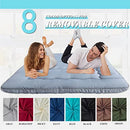 KIAYACI FLOOR MATTRESS SLEEP FUTON MATTRESS ROLL UP TWIN MATTRESS - GRAY - Like New