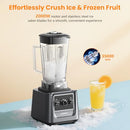 LAMPICK BLENDERS FOR KITCHEN 2000W GRADE BLENDER WITH 68OZ PITCHER & 27OZ - GRAY - Like New