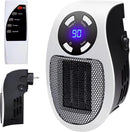 GENERIC PLUG-IN MINI HEATER TOASTY COMFORT ANYWHERE SIMPLY PLUG OUTLET - WHITE - Like New