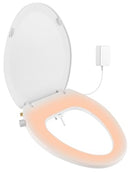 MIJASHY BIDET TOILET SEAT ELONGATED HEATED TOILET SEAT - WHITE - Like New