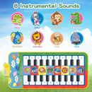 FIVEGOES PIANO MAT FOR TODDLERS 1-3, 44" X 20"  - MULTI - Like New