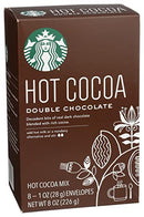 STARBUCKS HOT COCOA MIX PACKETS, 8 PACKETS PER BOX LOT-61236 - Brand New