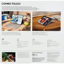 LOGITECH COMBO TOUCH FOR IPAD PRO 13-INCH M4 KEYBOARD CASE TRACKPAD - SAND - Like New