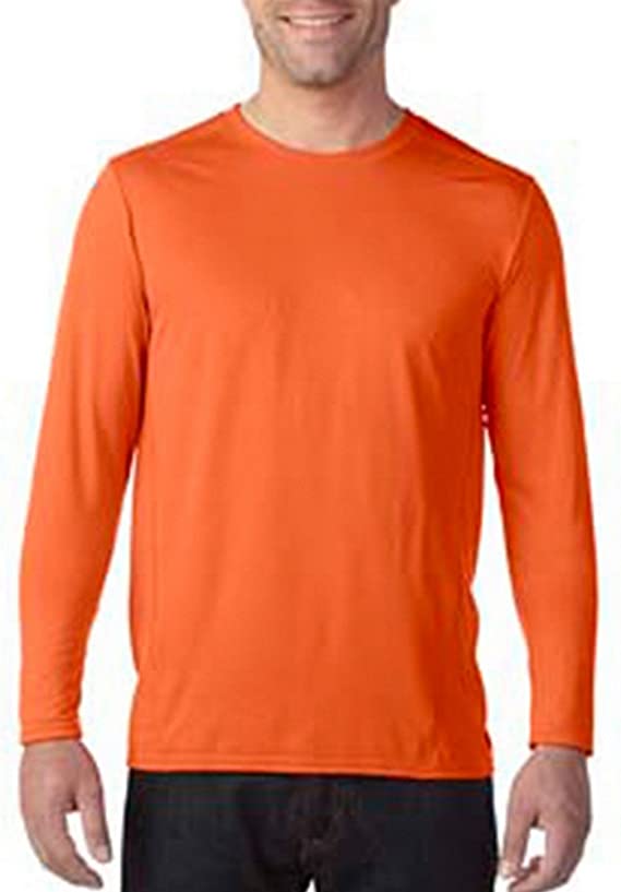 G474 Gildan Performance Long-Sleeve Tech T-Shirt New