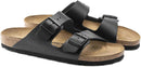 BIRKENSTOCK WOMEN'S ARIZONA SOFT FOOTBED SANDALS - SIZE: WOMEN 10-10.5 - BLACK - Like New