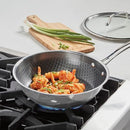 CUISINART FUSION PLUS HYBRID NONSTICK COOKWARE FPS22-26DC - STAINLESS STEEL - Like New