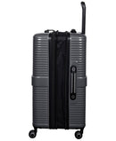 IT LUGGAGE HELIXIAN 29" HARDSIDE 8-WHEEL EXPANDABLE SPINNER - CHARCOAL GRAY - Like New