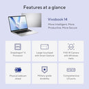 ASUS VIVOBOOK 14 LAPTOP 14” WUXGA 60 HZ QUALCOMM SNAPDRAGON X 16GB 512GB SSD - Like New