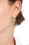 KATE SPADE NEW YORK SNAKE EARRINGS - CLEAR MULTI/GOLD - Brand New