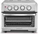 Cuisinart Air Fryer Toaster Oven Bake Grill Broil 8-1 Oven TOA-70 - Silver Like New