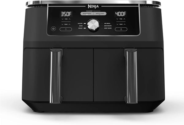 Ninja Foodi DZ401 10 Quart 6-in-1 DualZone XL 2-Basket Air Fryer - GREY Like New