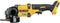 DEWALT FLEXVOLT 60V MAX Angle Grinder 4-1/2" to 6" Tool Only DCG418B - Yellow Like New