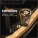 TIDEWE Recurve Bow and Arrow Set Adult Youth Beginner Wooden Takedown 35lbs - Like New