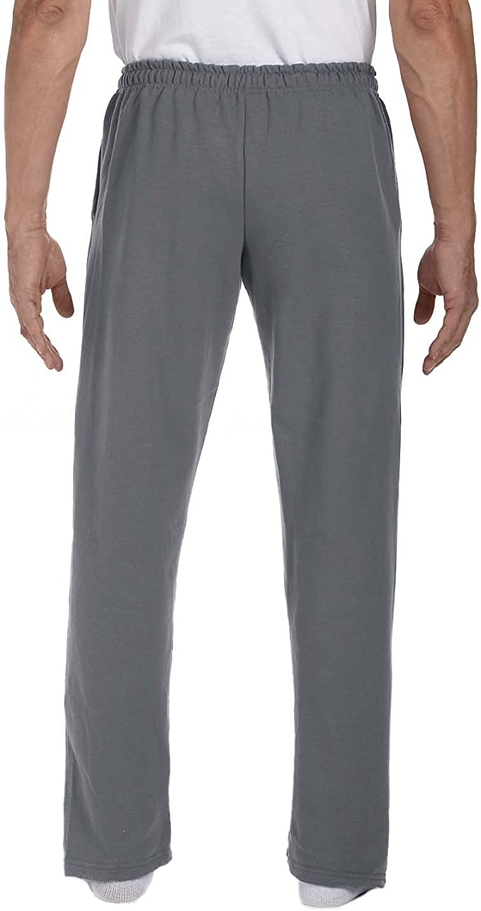 G123 Gildan Adult DryBlend Adult 50/50 Open-Bottom Sweatpant New