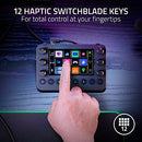 Razer Stream Controller: All-In-One Keypad for Streaming - 12 Haptic Switchblade - Like New