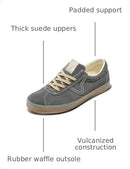 VANS UNISEX SPORT LOW SNEAKERS MEN 9 WOMEN 10.5 CREPE PEWTER - Like New