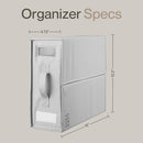 Loft + Ivy Bed Sheet Storage Organizer 4 Pack - Gray - Like New