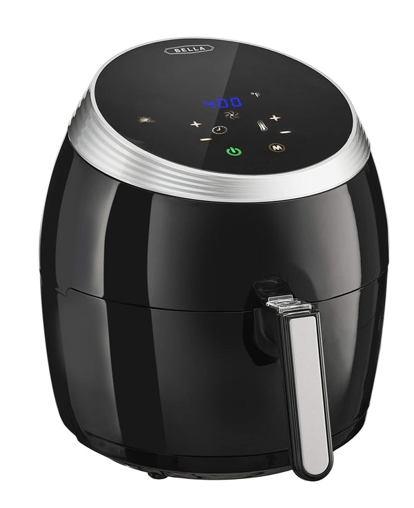 BELLA (14679) 5.3 QUART AIR CONVECTION FRYER - BLACK - Like New