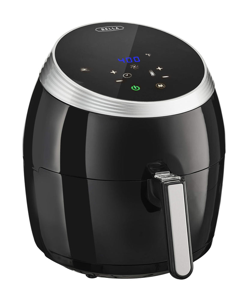 BELLA (14679) 5.3 QUART AIR CONVECTION FRYER - BLACK - Like New