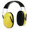 3M OPTIME 98 H9A EARMUFFS 25 DB NRR - YELLOW/BLACK - Like New