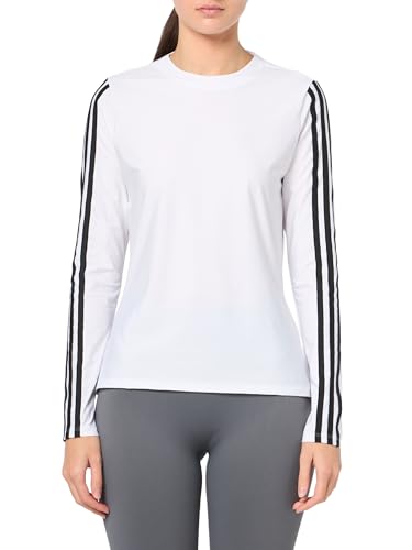 ADIDAS WOMEN'S ULTIMATE365 TWISTKNIT LONG SLEEVE SHIRT - SIZE: WOMEN L - WHITE - Brand New
