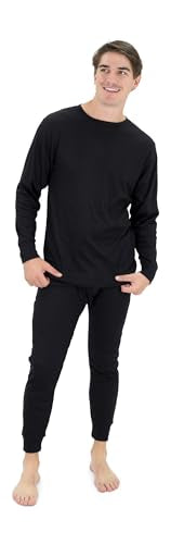 MOSSY OAKS MOSSY OAK MENS THERMAL UNDERWEAR SET SIZE 2XL - BLACK - Brand New