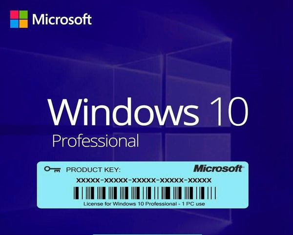 Windows 10 Pro Genuine OEM Key 32/64-Bit - Digital Delivery Only