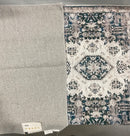 KATHY IRELAND HOME IRELAND HOME FLANNEL PLUSH AREA RUG 30X72 - DARK GREEN - Like New