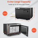 TASALON Professional Hot Towel Warmer Cabinet 8L B0BN5Y2SHD - Black - Like New