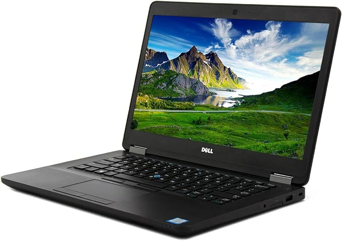 Dell Latitude E5470 14" HD i5-6200U CPU 8GB 256GB SSD Windows 10 Pro - Black - Like New