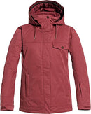 B08GSJDMNR Roxy Billie Snow Jacket Oxblood Red MD (US 7-9) - Brand New